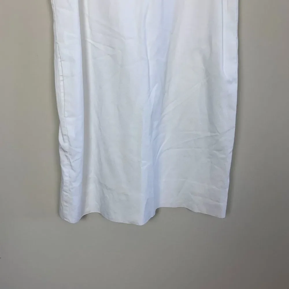 Madewell | white eyelet trim shift dress size 00 - Picture 2 of 5